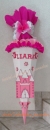 Schultüten Bastelset Schloss weiß-rosa-pink