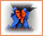 chultütenschleife blau-orange