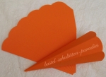 Schultütenrohling   14cm orange