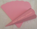 Schultütenrohling  14cm rosa